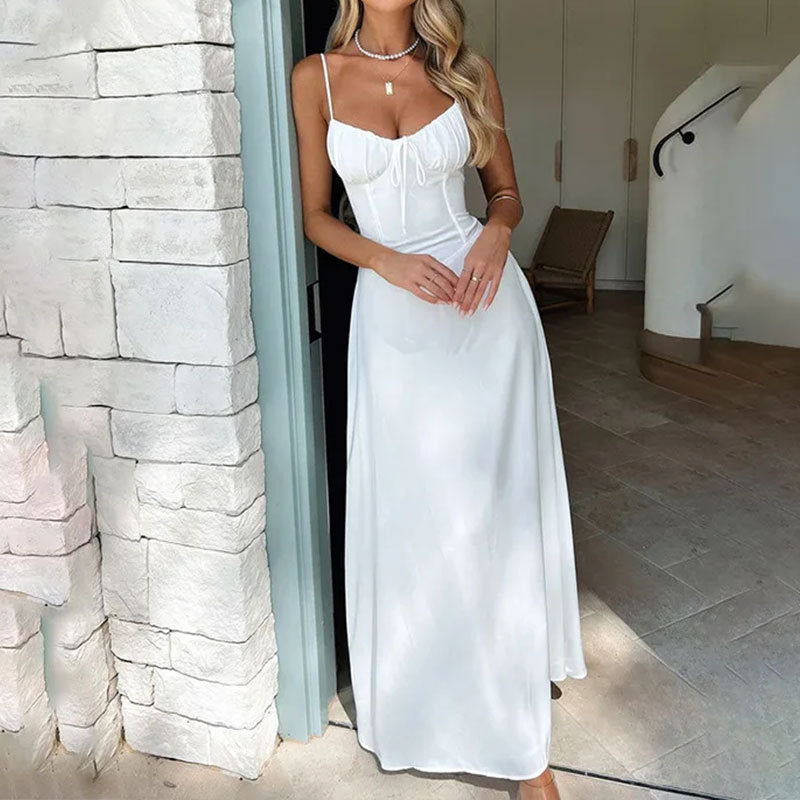 Lace-up Dress