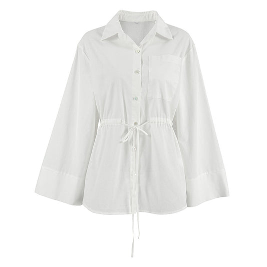 Linen Loose Lapels Shirt